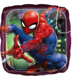 Balon folie patrat SpiderMan 45 cm