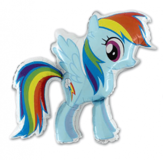 Balon folie Poney   My Little Pony Rainbow Dash 84 cm