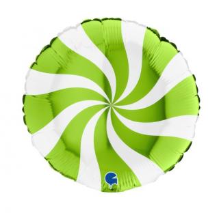 Balon folie rotund acadea verde 46 cm