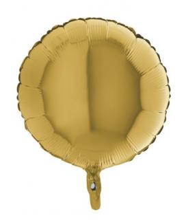 Balon folie rotund auriu 46 cm