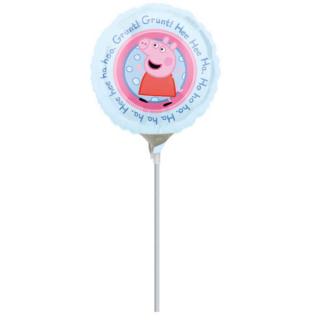 Balon folie rotund mini figurina Peppa Pig 23 cm