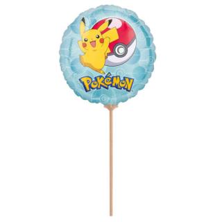 Balon folie rotund mini figurina Pokemon   Pikaciu 23 cm