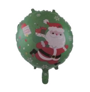 Balon folie rotund Mos Craciun 45cm