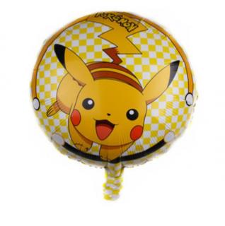 Balon folie rotund Pokemon galben 45 cm