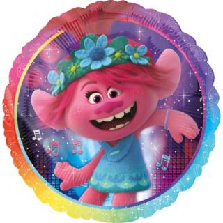 Balon folie rotund Trolls Poppy 43 cm