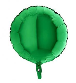 Balon folie rotund verde 46 cm