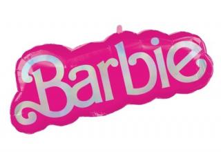 Balon folie roz Barbie 32 x 68 cm