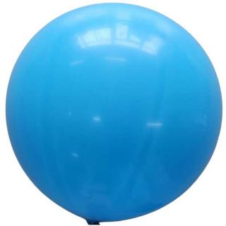 Balon latex jumbo albastru deschis 83 cm