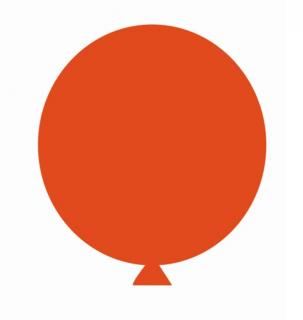 Balon latex jumbo portocaliu 90 cm