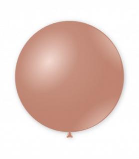 Balon latex jumbo rose gold metalizat 83 cm