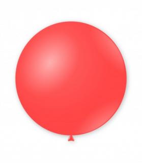 Balon latex jumbo rosu coral   corai 83 cm