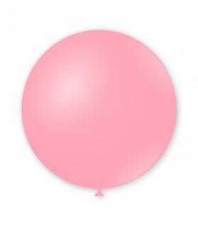 Balon latex jumbo roz deschis 83 cm