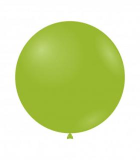Balon latex jumbo verde maslin   green olive 83 cm