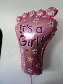 Balon Talpa It s a Girl Roz 75 cm