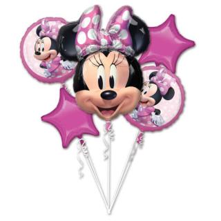 Buchet 5 baloane Minnie Mouse Forever