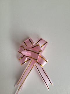 Funda cadouri roz cu auriu 3.5 cm