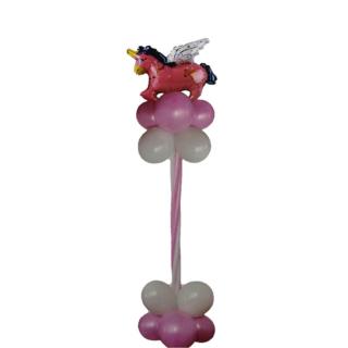 Kit decor pilon Unicorn roz