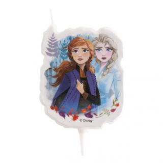 Lumanare tort Frozen II   Ana si Elsa 2D 7.5 cm