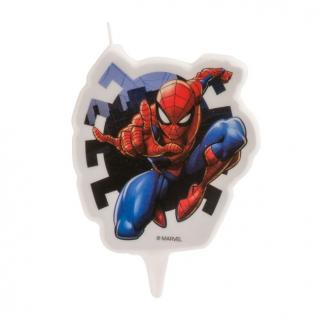 Lumanare tort Spiderman 2D 7 cm
