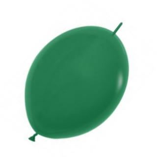 Set 10 baloane latex doua capete   link o loon verde 23 cm