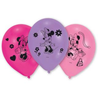 Set 10 baloane latex Minnie 25.4 cm