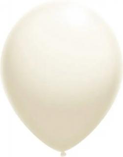 Set 100 baloane latex alb 13 cm