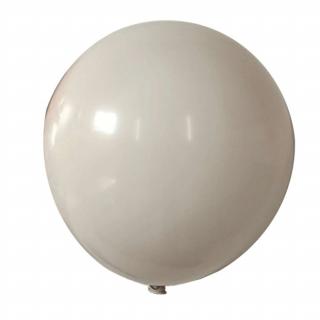 Set 100 baloane latex alb nisip 13 cm