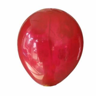 Set 100 baloane latex cranberry   merisor clear 13 cm