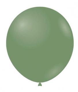 Set 100 baloane latex verde eucalipt 13 cm