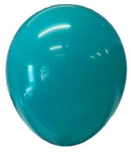 Set 100 baloane latex verde menta 13 cm