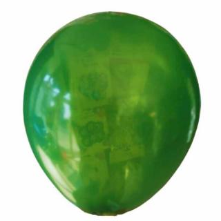 Set 100 baloane latex verde padure clear 13 cm