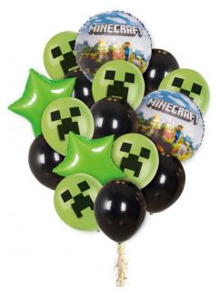 Set 16 baloane folie si latex Minecraft