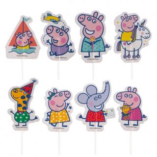 Set 16 decoratiuni briosa Peppa Pig 5 cm