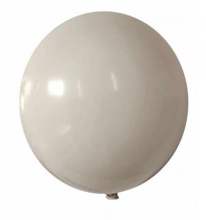 Set 2 baloane latex jumbo alb nisip 45 cm