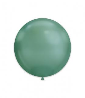 Set 2 baloane latex jumbo chrome verde 46 cm