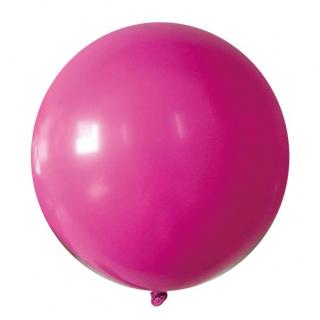Set 2 baloane latex jumbo roz retro 45 cm