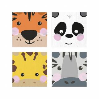 Set 20 servetele animalute 33 x 33 cm