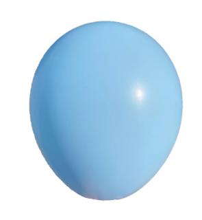 Set 50 baloane latex macaron albastru 30 cm