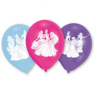 Set 6 baloane latex Printese Disney 22.8 cm