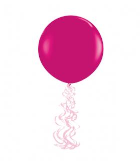 Set 6 cozi baloane roz 50 cm