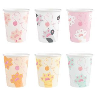 Set 6 pahare pisici 220 ml