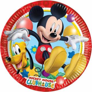 Set 8 farfurii carton Mickey Playful 20 cm