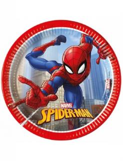 Set 8 farfurii cartonSpiderman 19.5 cm