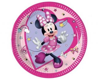 Set 8 farfurii Minnie Mouse 19.5 cm