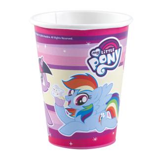 Set 8 pahare carton My Little Pony 250 ml