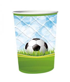 Set 8 pahare fotbal plasa 235 ml