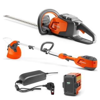 Husqvarna Trimmer 115iL, Motounealta gard viu 115iHD45, Acumulator BLi10 si Incarcator QC80