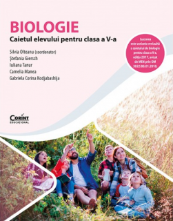 Biologie. Caietul elevului pentru clasa a V-a - editia 2022