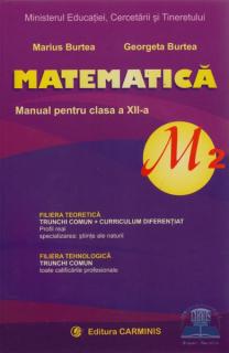 Matematica M2. Manual. Clasa a XII-a