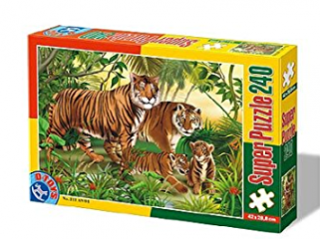 Super Puzzle Tigrii 240 Piese  60211